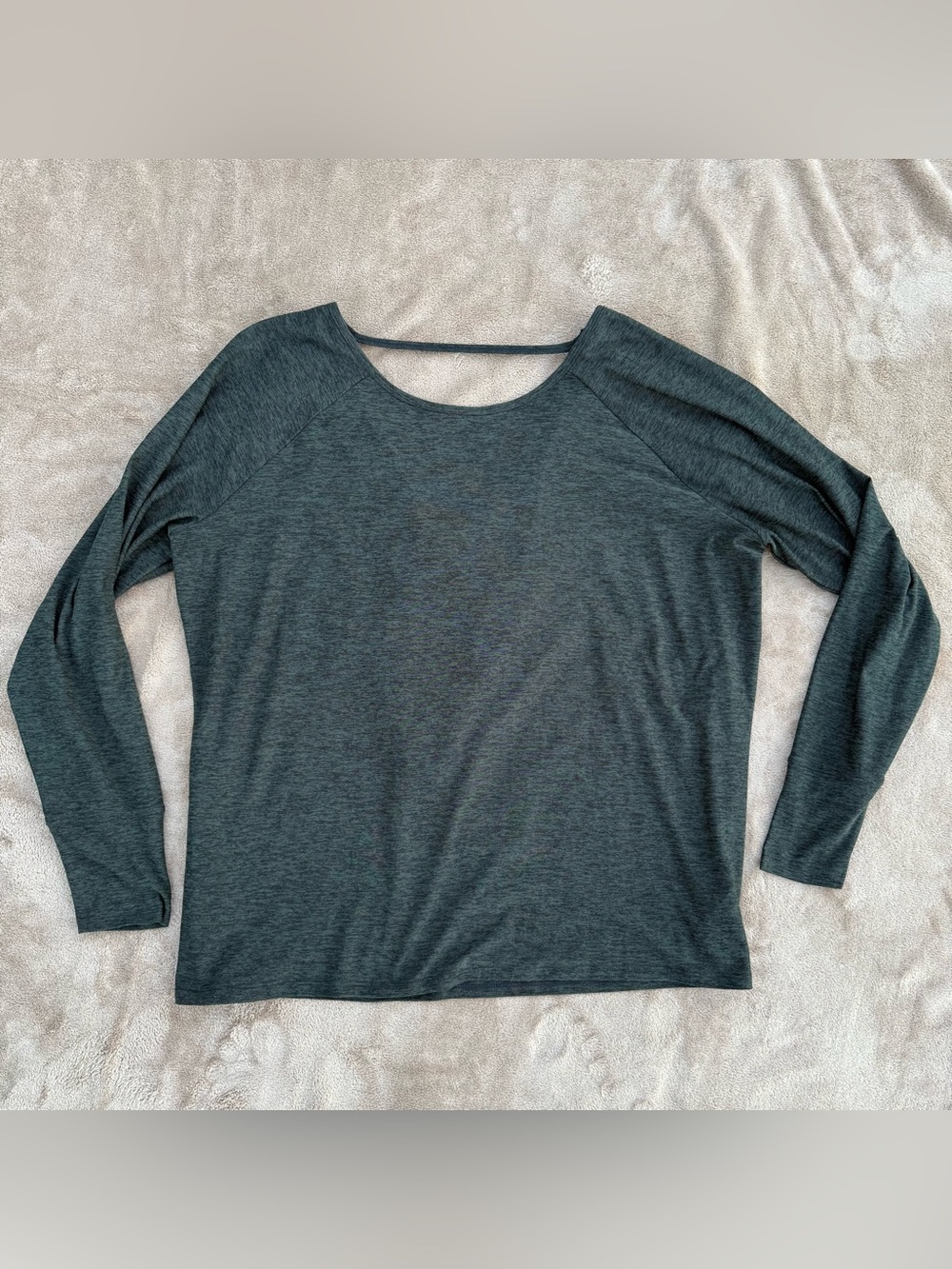 SPANX SoftStretch Open Back Long Sleeve Top